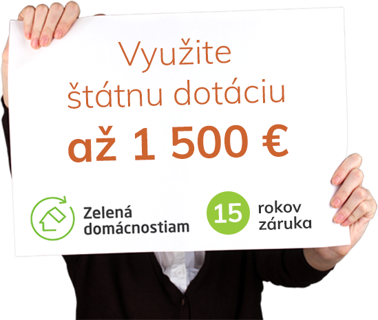 využite štátnu dotáciu až 1500 €